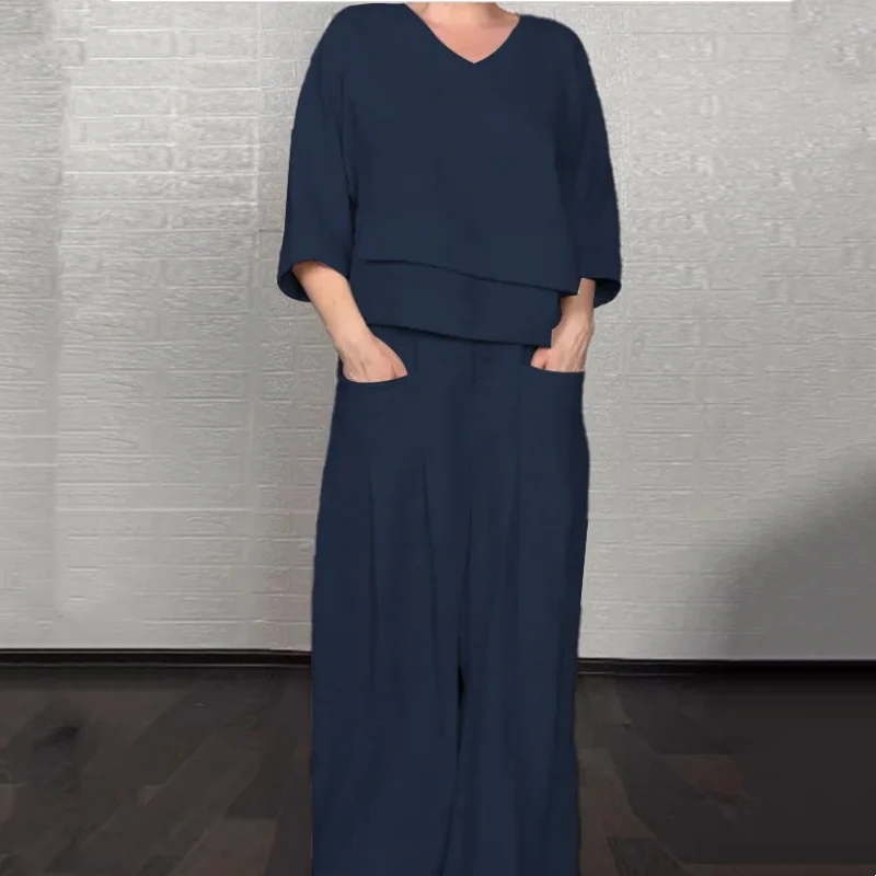 Isabel™ | Relaxed Linen-Look Two-Piece Set