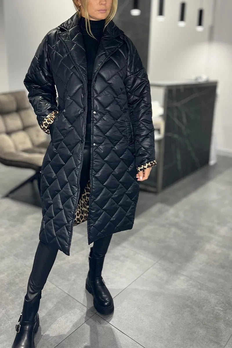 Manteau Léopard Élégance
