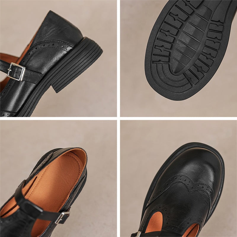 Talvanna | Elegant Everyday Vegan Leather Mary Janes