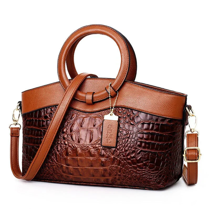Frances - Classic Heritage Vegan Leather Shoulder Bag