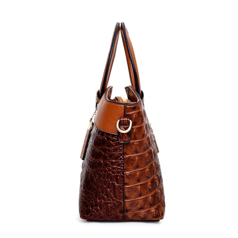 Frances - Classic Heritage Vegan Leather Shoulder Bag