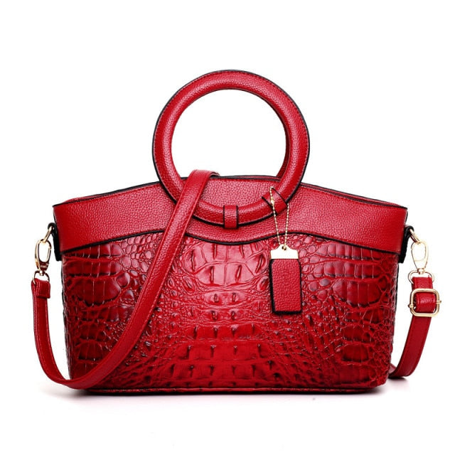 Frances - Classic Heritage Vegan Leather Shoulder Bag