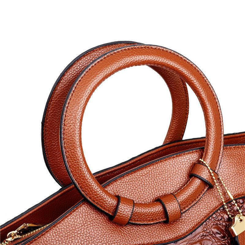 Frances - Classic Heritage Vegan Leather Shoulder Bag