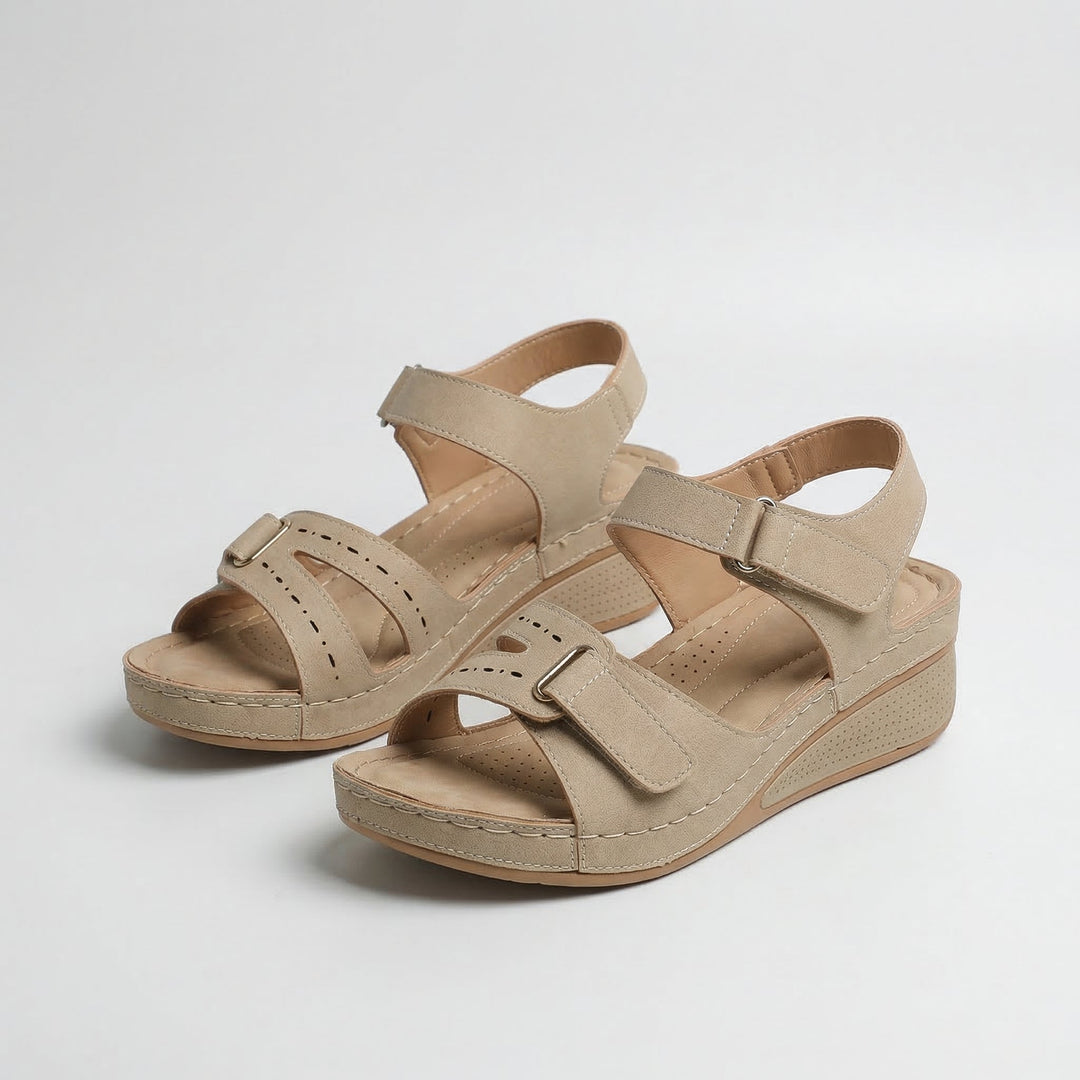 Sandy - Comfortable orthopedic wedge sandals