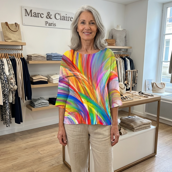 Blouse Dégradé Coloré