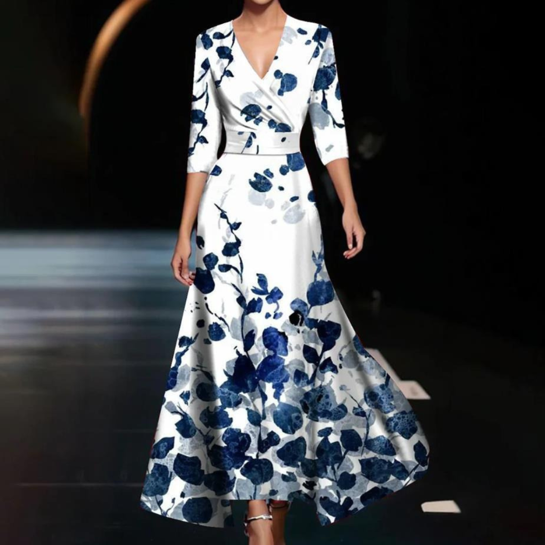 VIVIAN™ - STYLISH ELEGANT PRINT DRESS
