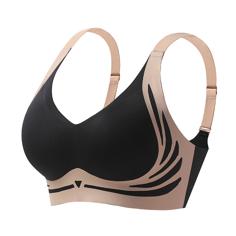 Soutien-gorge push-up sans fil anti-affaissement