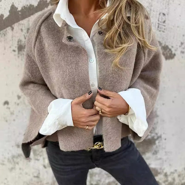Elise™ - Veste courte avec des manches évasées chics