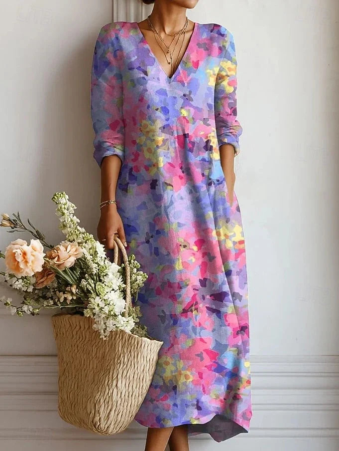 The Sienna Flow Midi Dress - Soft Collection