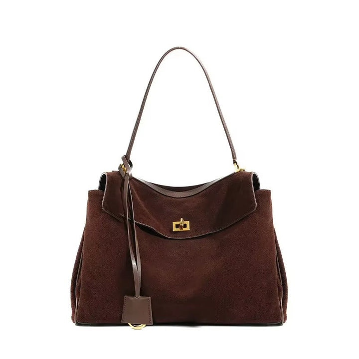 La Dame Sac - Suede Flap Bag
