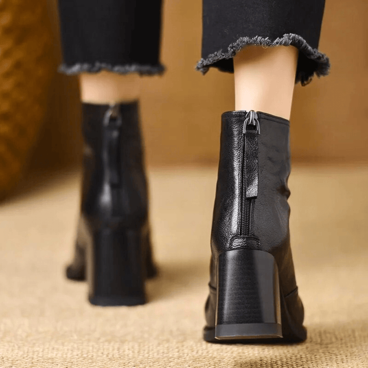 Bottines de Luxe à Talon Moyen
