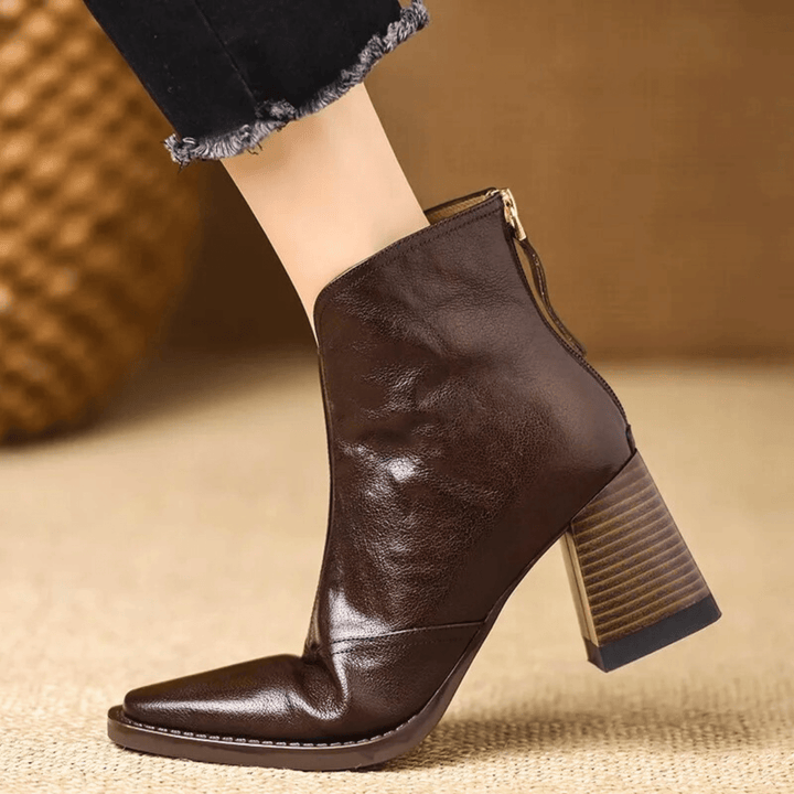 Bottines de Luxe à Talon Moyen